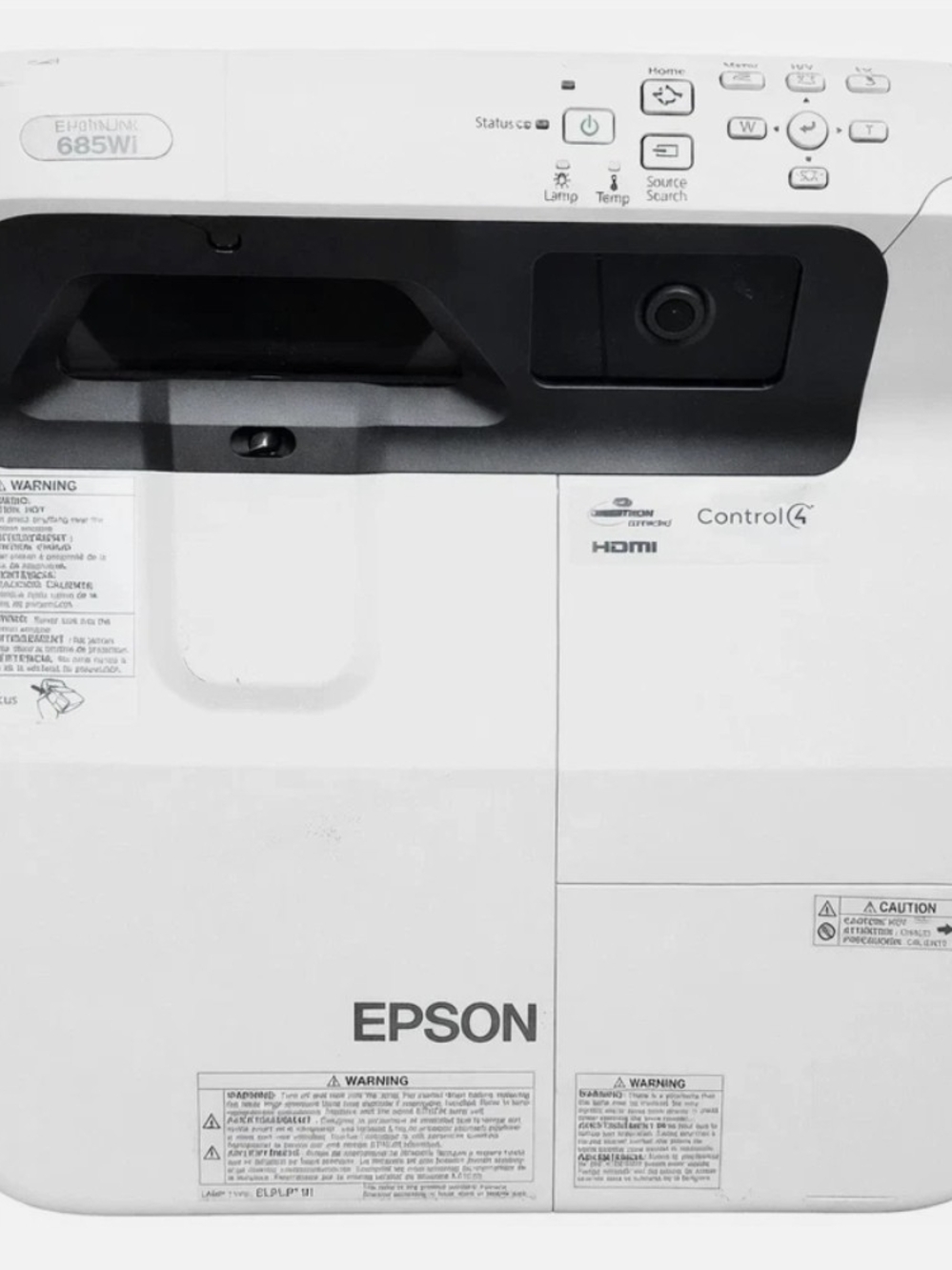 Epson White and Black Projector with HDMI & Control4 Branding